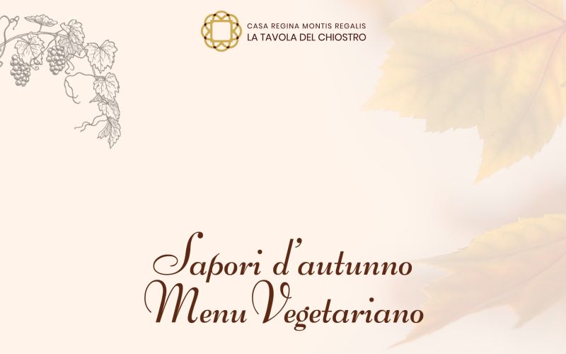 Sapori d’autunno – Menu Vegetariano