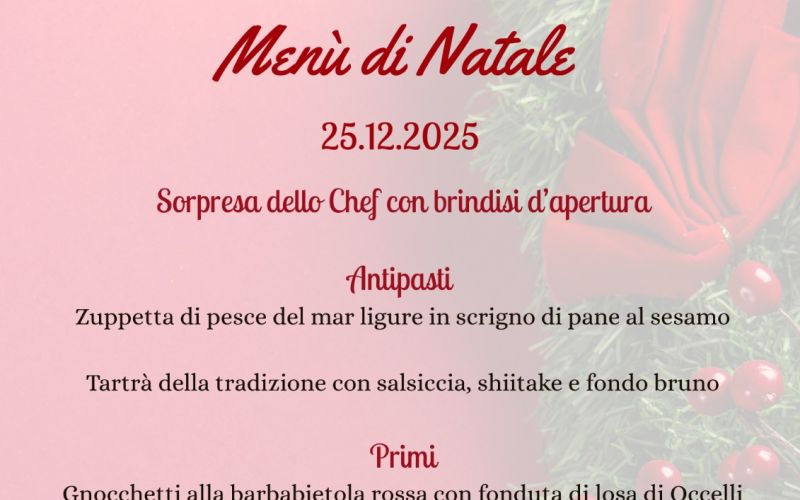 Menu di Natale 2025