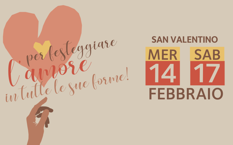A San Valentino festeggia l’Amore